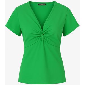 Conquista - Jersey Top - Groen - Gedraaide Voorkant