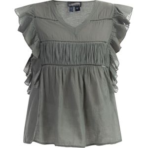 DreiMaster - Blouse - Olijf - Dames