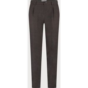 Blue Industry - Chino - Bruin - Ruitmotief - Slim Fit