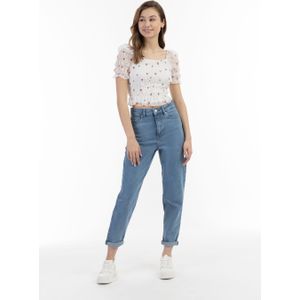 myMo - Blouse - Hartenprint - Lichtgewicht - Semi-transparante Mouwen