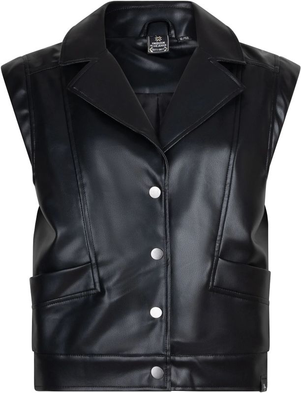Indian Blue Meisjes gilet pu -