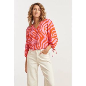 Smashed Lemon - 25264 - Harembroek - Roze en Oranje - Dierenprint