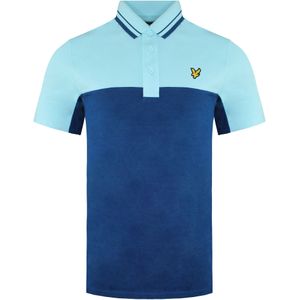 Lyle & Scott - Kendall - Golfpoloshirt - Blauw - Korte Mouwen