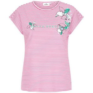 HV Society - HVS Daphne - Top - Korte Mouw - Gevoerd Gestreept Stretchkatoen