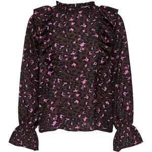 Only Onlrylee life l/s frill top ptm
