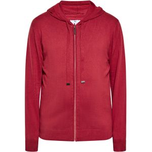 Mo - Jas met Capuchon - Wijnrood - Heren