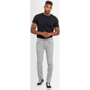 A. Salvarini - Slim Fit - Jeans - Lichtgrijs - 5-Pocket