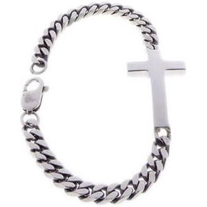 Christian Zilveren armband met kruis