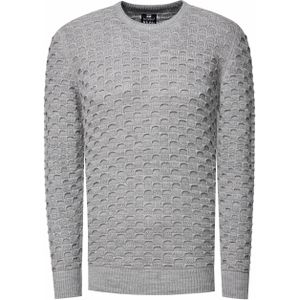 Rusty Neal - Gebreide Trui - Effen Kleur - Ronde Hals - Casual Pasvorm