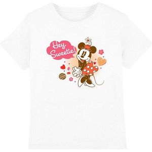 Disney Kinderen/kinderen hey sweetie! minnie mouse vintage valentijnsdag t-shirt