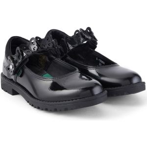 Kickers - Lachly Butterfly - Lakschoenen - Zwart - Mary Jane-stijl
