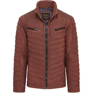 Infinity Signature - Torpoint - Gewatteerd Leren Bomberjack - Bruin