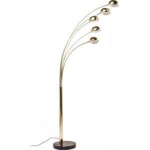 Kare Design Kare vloerlamp vijf vingers brass