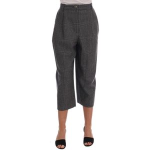 Dolce & Gabbana Grijze Wol Capri Broek