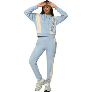 Tom Barron - Joggingpak - Beige - Sweatstof - Lange Mouw