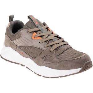 Iguana Heren onavy leren trainers