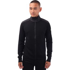 Herenvest Belstaff Kelby Zip in zwart