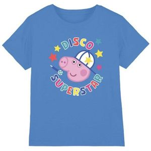 Peppa Pig Kinderen/kinderen superstar george varken disco t-shirt