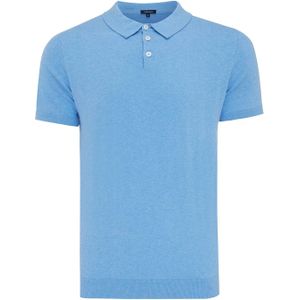 Tresanti Trevor | pullover short sleeve cotton/cashmere | sky blue