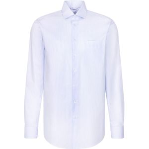 SEIDENSTICKER - Zakelijk Overhemd - Lichtblauw/Wit - Regular Fit