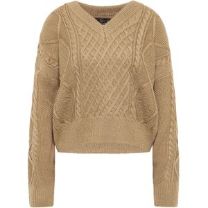 Faina - 11019578 - Gebreide Damestrui - Kameel