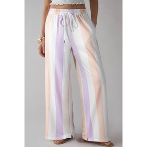 Gestreepte Wijde Pantalons