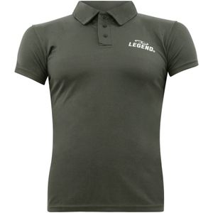 Legend Sports Sport polo kids/volw. army slimfit polyester