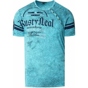 Rusty Neal - T-Shirt - Zwart - 100% Katoen