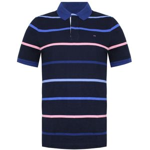 Eden Park - Gestreept Poloshirt - Navy - Heren