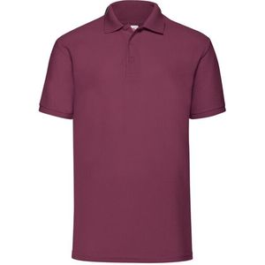 Fruit of the Loom - Poloshirt - Eenvoudig - Zwart - 65% Polyester 35% Katoen