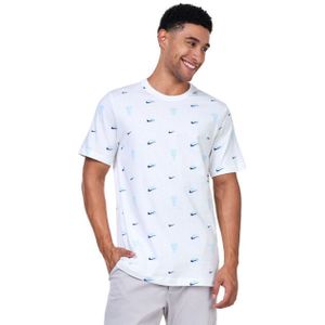 Nike - T-shirt - Heren - Effen - Katoen - Korte Mouwen