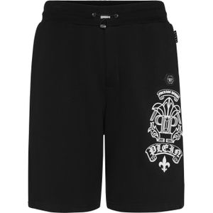 Philipp Plein - Korte Broeken - Zwart - Jogging Shorts