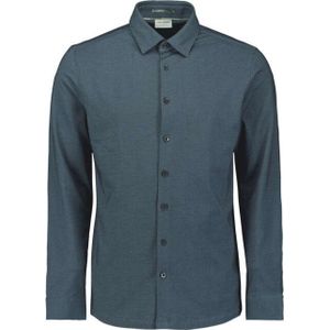 No Excess - Overhemd - Navy - Regular Fit - Lange Mouw