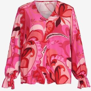 MAICAZZ Jiken blouse su24.20.012 flowers pink