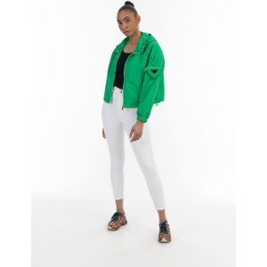 myMo - Overgangsjasje - Glanzend - Met Capuchon - Iriserende Grafische Print