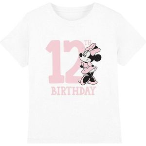 Disney Kinderen/kids minnie mouse 12e verjaardag t-shirt