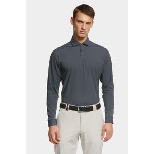 Meyer - Bryson Polo Shirt - Grijs - Heren - Lange Mouwen