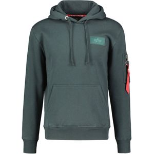 Alpha Industries - Hoodie - Zwart - Katoen