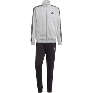 Adidas - 3 Strepen - Fleece Trainingspak - Zwart - 1 Jas en 1 Joggingbroek