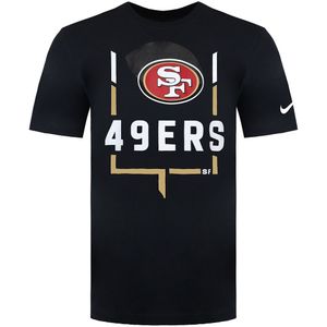 Nike - San Francisco 49ers Legend Goal Post - T-shirt - Zwart