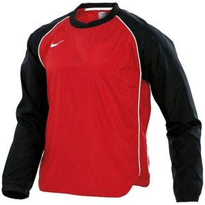 Nike - Lange Mouw - Zwart/Rood - Voetbal Top - Grafische Print