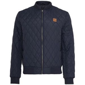 Urban Classics Heren diamond nylon gewatteerd jasje