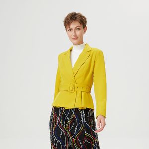 Geplooide Rok - Kleermaker - Elegante Snit - 58 cm - Met Brede Riem