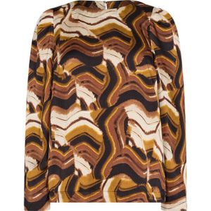 Free Quent Wish blouse black & brown