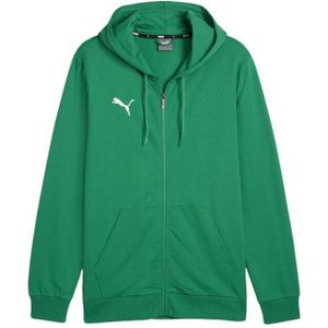 Puma - Team Doel Hoodie - Heren - Zwart - Katoen