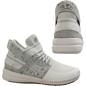 Supra - Skytop V - Heren Trainers - Wit Grijs - Slip On High Top Lace Up