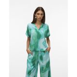 Vero Moda Vmvade ss v-neck top wvn lcs melee