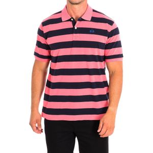 La Martina - Polo Shirt - Roze - Katoen - Korte Mouwen