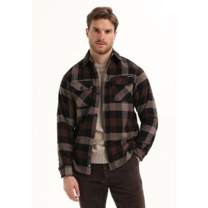 Gabbiano - 335741 - Overhemd - Bruin - Dessin