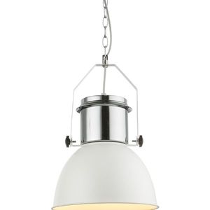 Globo Moderne hanglamp kutum l:27cm e27 metaal chrome